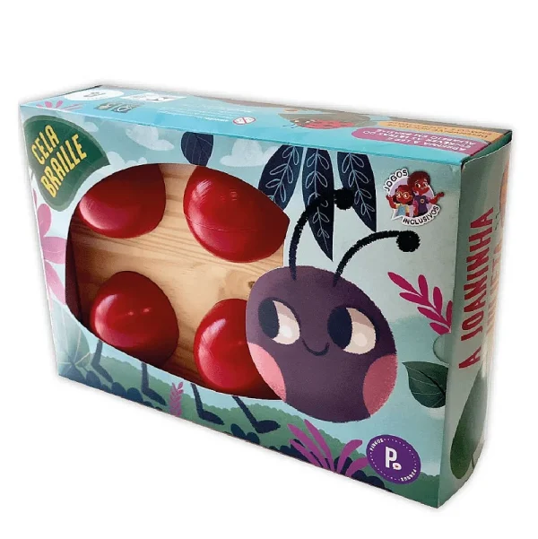Imagem da caixa do brinquedo - A joaninha Julieta